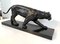 Art Déco Panther Skulptur aus Bronze & Marmor von Jean Martel, Frankreich, 1930er 12