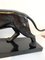 Art Deco Bronze and Marble Panther Sculpture by Jean Martel, France, 1930s 11