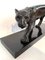 Art Déco Panther Skulptur aus Bronze & Marmor von Jean Martel, Frankreich, 1930er 10