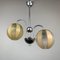 Art Deco Chrome Chandelier from Napako, Czechoslovakia, 1930s, Image 6