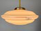 Art Deco Hand Painted Glass Pendant Light, 1930s 5