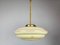 Art Deco Hand Painted Glass Pendant Light, 1930s, Image 2