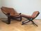 Lounge Chair with Ottoman by Ake Fribytter for Nelo, Sweden, 1970s, Set of 2 4