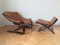 Lounge Chair with Ottoman by Ake Fribytter for Nelo, Sweden, 1970s, Set of 2, Image 12