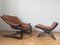 Lounge Chair with Ottoman by Ake Fribytter for Nelo, Sweden, 1970s, Set of 2 13