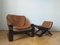 Lounge Chair with Ottoman by Ake Fribytter for Nelo, Sweden, 1970s, Set of 2 2