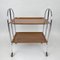 Chrome and Plywood Folding Serving Trolley, 1950s 3