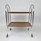 Chrome and Plywood Folding Serving Trolley, 1950s 2