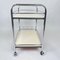 Vintage Chrome and Plywood Serving Cart, 1980s 7