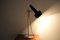 Lámpara de oficina danesa de cromo, años 70, Imagen 5