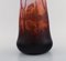 Large Antique Vase in Art Glass with Landscape and Trees from Daum Nancy, France 7