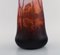 Large Antique Vase in Art Glass with Landscape and Trees from Daum Nancy, France, Image 7