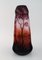 Large Antique Vase in Art Glass with Landscape and Trees from Daum Nancy, France, Image 2