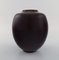 Vase in Glazed Stoneware by Kresten Bloch for Royal Copenhagen, 1920s 8