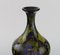 Antike Jugendstil Vase mit handbemalten Blumen und Blattwerk 3