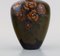 Antike Jugendstil Vase mit handbemalten Blumen 5