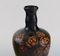 Antike Jugendstil Vase mit handbemalten Blumen 3