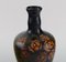 Vase Art Nouveau Antique avec Fleurs Peintes à la Main 3