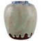 Vase aus glasierter Keramik von Pieter Groeneveldt 1