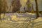 Dänischer Maler, Öl auf Leinwand, Winterlandschaft mit Bauernhof, 1920er 3