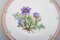 Plate in Hand-Painted Porcelain with Flowers and Gold Decoration from Bing & Grøndahl 2