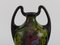 Antique Art Nouveau Vase with Handpainted Flowers and Foliage, Image 2