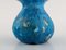 Vase aus glasierter Keramik von Hans Hedberg, Schweden, 1980er 5