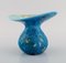 Vase aus glasierter Keramik von Hans Hedberg, Schweden, 1980er 4