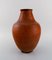 Vase aus glasierter Keramik von Triller Tobo, Schweden, 1970er 3