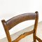 Antique Oak Armchair with Cane Seat, 19th Century, Image 6
