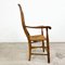 Antique Oak Armchair with Cane Seat, 19th Century 2