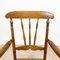 Antique Oak and Elm Wooden Armchair with Cane Seat, Image 7