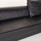 Loft Black Leather Sofa by Ewald Schillig 3