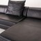 Loft Black Leather Sofa by Ewald Schillig 4