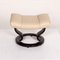 Reno Leather Armchair and Stool from Stressless 16