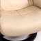 Reno Leather Armchair and Stool from Stressless 4