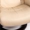 Reno Leather Armchair and Stool from Stressless, Image 4