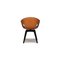 Ginger Brown Leather Chair from Poltrona 9