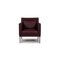 Fauteuil Jason en Cuir Rouge Foncé de Walter Knoll / Wilhelm Knoll, Set de 2 8