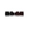 Black and Dark Red Living Room Set from Walter Knoll / Wilhelm Knoll, Set of 4 1