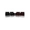 Black and Dark Red Living Room Set from Walter Knoll / Wilhelm Knoll, Set of 4, Image 1