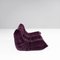 Togo Purple 2 Seater Sofa by Michel Ducaroy for Ligne Roset 4