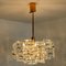 Gold-Plated Brass Crystal Glass Chandeliers from Kinkeldey, 1970s, Set of 2, Image 12