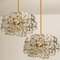 Gold-Plated Brass Crystal Glass Chandeliers from Kinkeldey, 1970s, Set of 2 4