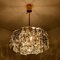 Gold-Plated Brass Crystal Glass Chandeliers from Kinkeldey, 1970s, Set of 2, Image 7