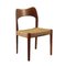 Teak and Rope Chair, Italy, 1960s 1