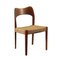 Teak and Rope Chair, Italy, 1960s, Image 1