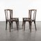 Luterma Dark Walnut Bentwood Chairs by Marcel Breuer, 1930s, Set of 4 7