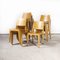 1980’s Set of Beech Stacking Dining Chairs – Set of Sixteen by Jasper Morrison, Image 3