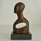 Abstract Wood Carved Bust Sculpture, Image 3